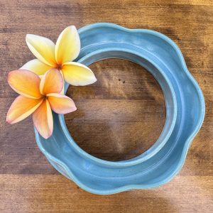 Medium Floating Turquoise Flower Vase