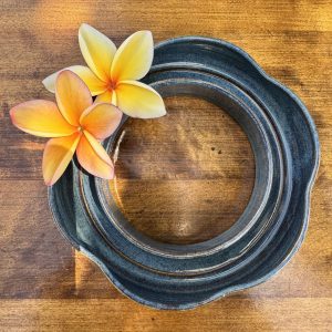 Medium Blue Jean Flower Vase