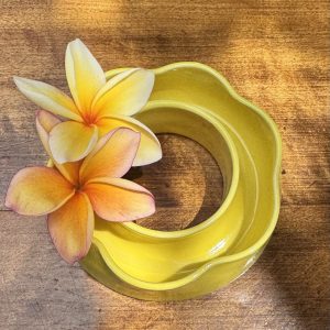 Small Yellow Flower Vase