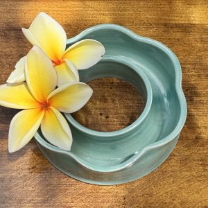 Small Aqua Celadon Flower Vase