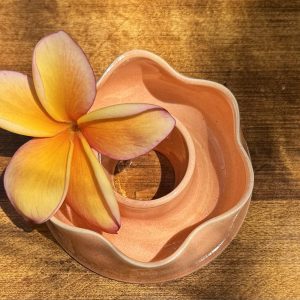 Mini Soft Orange Flower Vase