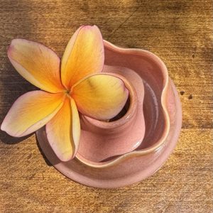 Mini Peach Flower Vase