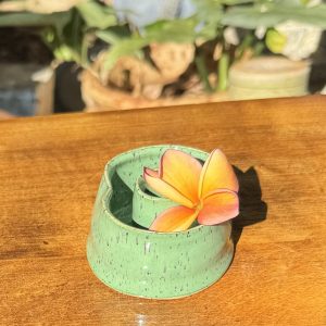 Mini Speckled Green Fairy Lei Vase
