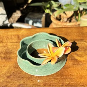 Small Mottled Jade Flower Vase